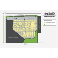 Legends Tent Campground Map